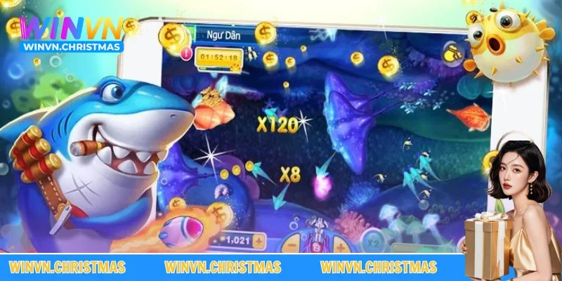 Hệ số thưởng tương ứng mỗi loài cá